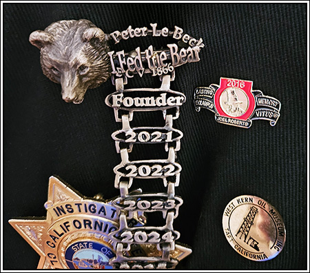 Feed the Bear pin