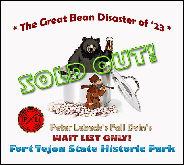 Fort Tejon F25 Doin's announcement