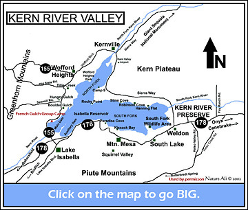 Kern River Area map.