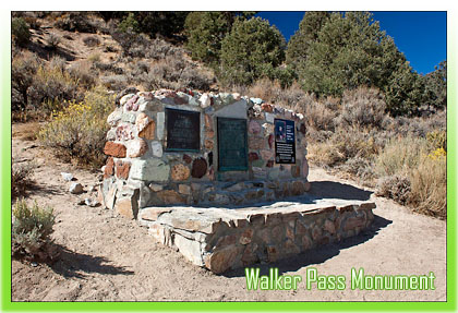 Walker Pass Monument Profile.