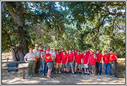 Group Photo at Peter's grave