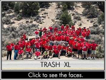 Trash Group Photo on Walker Pass.
